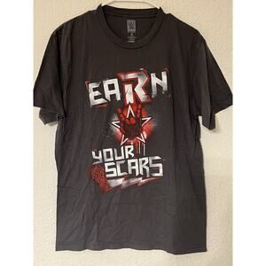 WWE EDGE “EARN YOUR SCARS” OFFICIAL T-SHIRT Men’s Size Medium